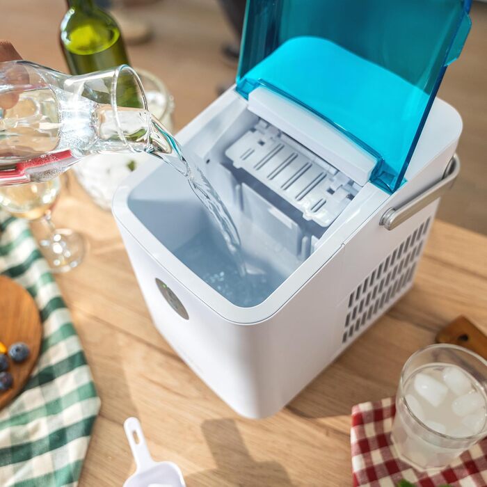 Машина для льоду Cecotec Chillin' Ice 1200 Go, 12 кг/день, 120 Вт, 2 розміри кубиків, швидке заморожування (6-8 хв)