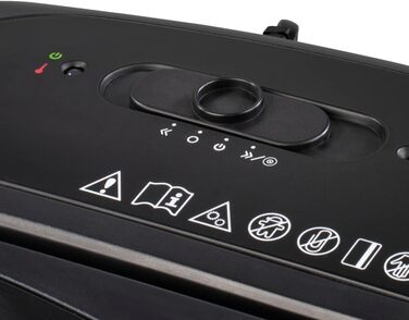 Шредер для документів Hama професійний, електричний, 12 аркушів, безпека 4 (DSGVO), 21 л