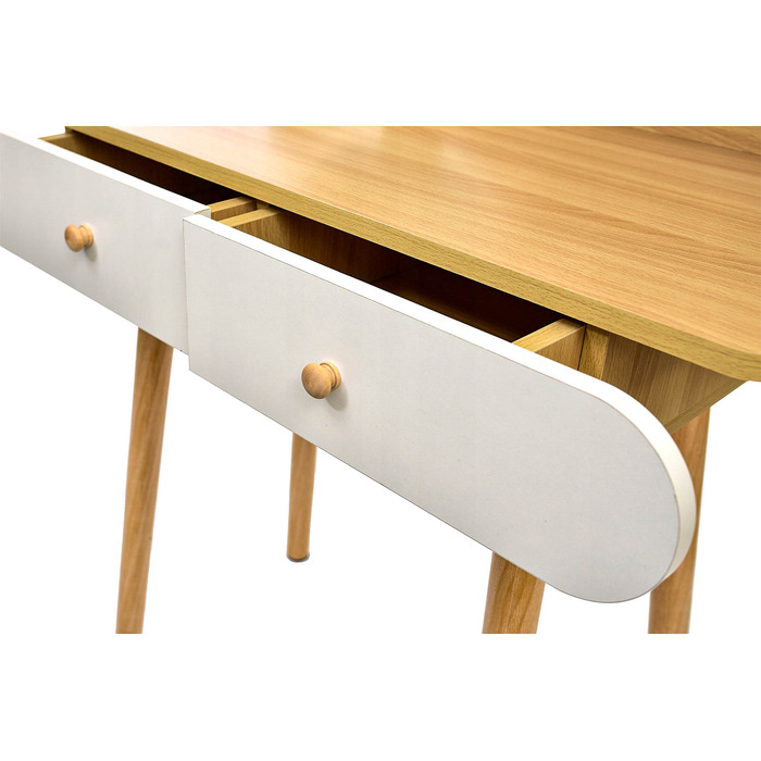 Туалетний столик Jumi, світлий дуб, матовий, 80 x 122 x 40 см