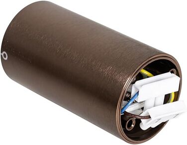 Світлодіодна лампа QAZQA Moderner Spot - світильник на стелю, настінний, для вітальні та спальні, бронзовий, GU10