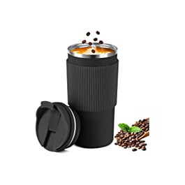Термальна кружка, кавова кружка minghaoyuan об'ємом 500 мл, Дорожня кружка з нержавіючої сталі з подвійними стінками, автоматична кавова кружка для чаю, ка