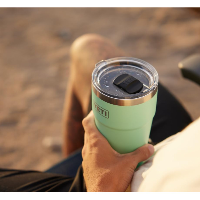 Термос YETI Rambler 591ml (20oz) з кришкою MagSlider, колір Firefly Yellow