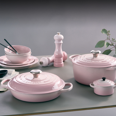 Каструля кругла 4,2 л рожева Shell Pink Le Creuset