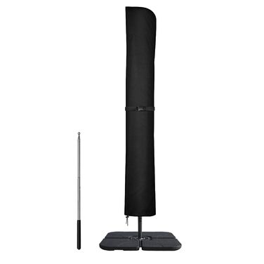 Чохол для парасольки/маркетки Dokon, діаметр до 400 см, водонепроникний, зимовий, UV-стійкий, чорний