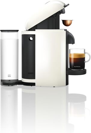 Кавомашина Nespresso Vertuo Plus Krups, автоматичне розпізнавання капсул, білий колір, XN9031