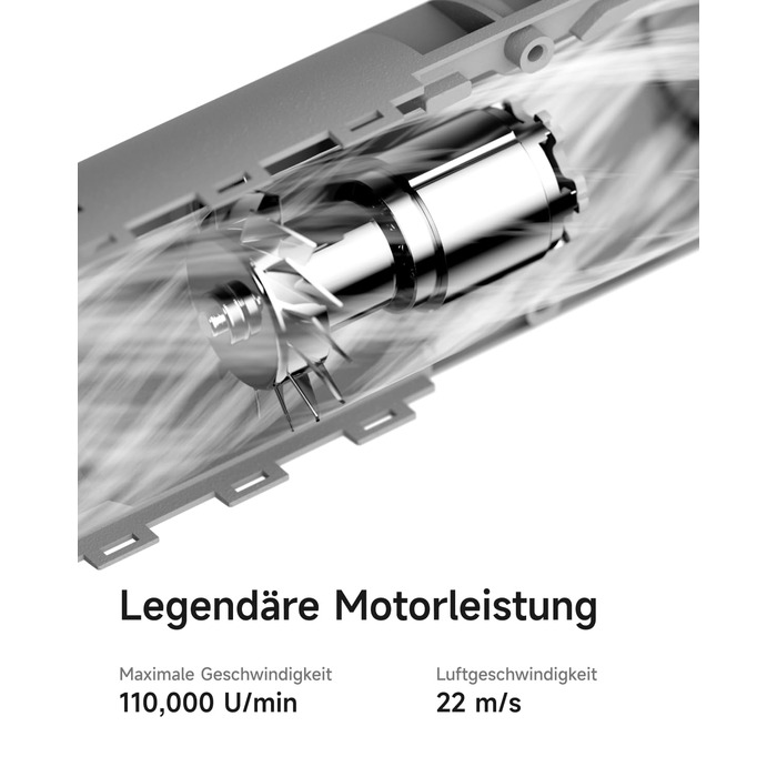 Фен для волосся Laifen Neo Special Starlight: безщітковий мотор 110 000 об/хв, іонізація 200 млн негативних іонів, інтелектуальний контроль температури, 2 магнітні насадки