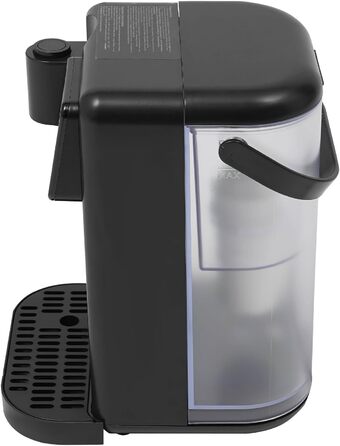 Диспенсер гарячої води з фільтром, 3 л, регулювання температури, сенсорний дисплей, нагрів за 3 сек, 25-99°C (чорний)