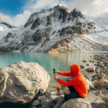 WACACO Nanopresso: портативна кавомашина еспресо з кейсом, оновлена версія Minipresso, ручна, чорний (80 мл, мох-зелений)