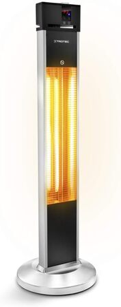 Інфрачервовий обігрівач Trotec IRS 2000 E – 2000 Вт, IP34, з пульт. та таймером