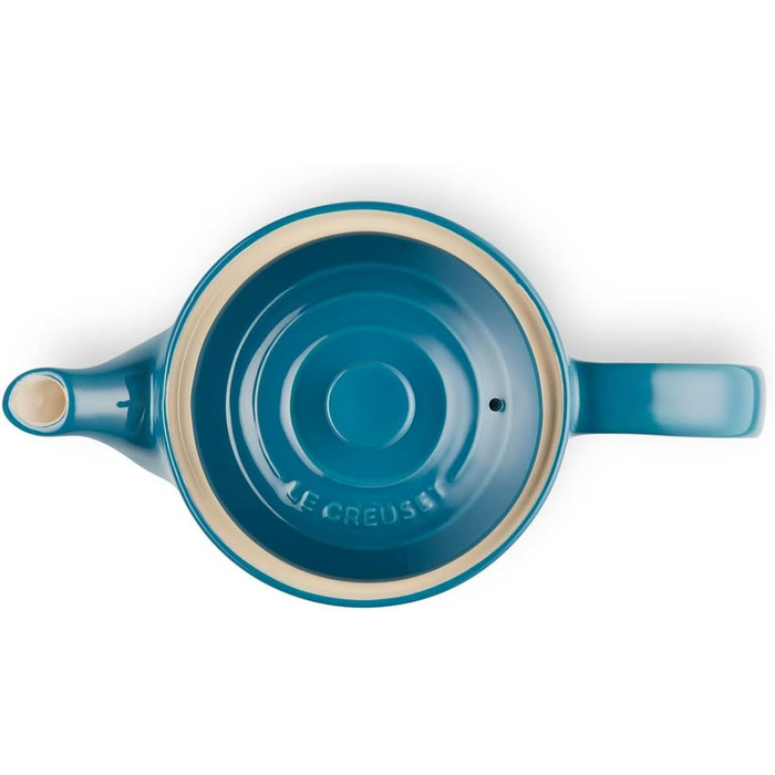 Le Creuset чайник з кераміки 1,3 л, колір меренга, 70703137160000 (Ofenrot)
