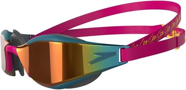 Дзеркальні окуляри Speedo Fastskin Hyper Elite пурпурний / скандинавський бірюзовий / сяючий жовтий / вогняно-золотий