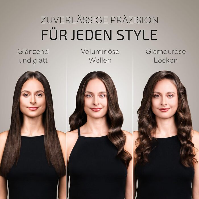 Праска для волосся Glätteisen – Тест-переможець 2025, 100 днів на тест, LCD-дисплей, швидке нагрівання (20 сек) для блискучого та гладкого волосся