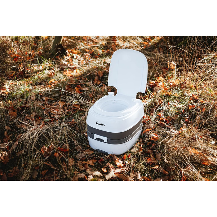 Enders Mobil WC Chemtoilette DELUXE: комфортний портативний туалет для кемпінгу з інтегрованим тримачем для туалетного паперу та вентиляцією