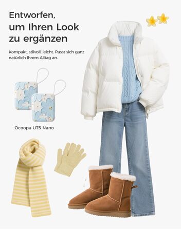 Електричні грілки для рук OCOOPA 2 шт., 3 режими нагріву, швидкий нагрів, 4000mAh, USB, для жінок, зимові, Outdoor