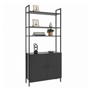 Стелаж Relaxdays з нижньою шафкою