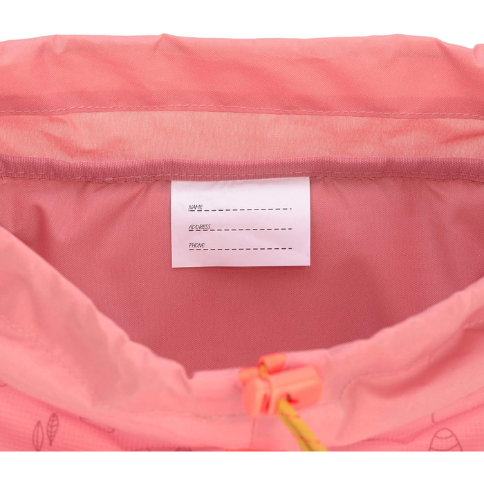 Дитячий туристичний рюкзак Дитячий рюкзак з нагрудним ременем М'які плечові лямки водовідштовхувальний, 14 літрів/великий відкритий рюкзак рожевий одномісний