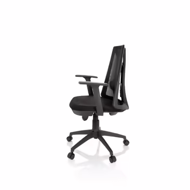 Офісне крісло / Обертове крісло FALUN BASIC Сітка / Тканина Чорний hjh OFFICE