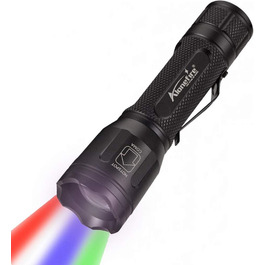 Тактичний світлодіодний ліхтар Alonefire X32, 4 кольори світла 
