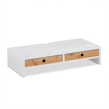 Підставка для монітора Relaxdays з висувними ящиками