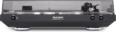 Програвач вінілу TechniSat TECHNIPLAYER LP 200 з USB, автоматичний, 33/45 об/хв, алюмінієвий диск, чорний
