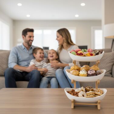 Підставка для рослин Relaxdays з бамбука, 3 яруси