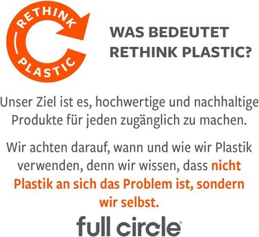 Пресс для часнику Full Circle Crushed It з вбудованим скребком - ручна преса для часнику та імбиру, легко миється, сумісна з посудомийною машиною, 19,6 x 4,86 x 2,5 см