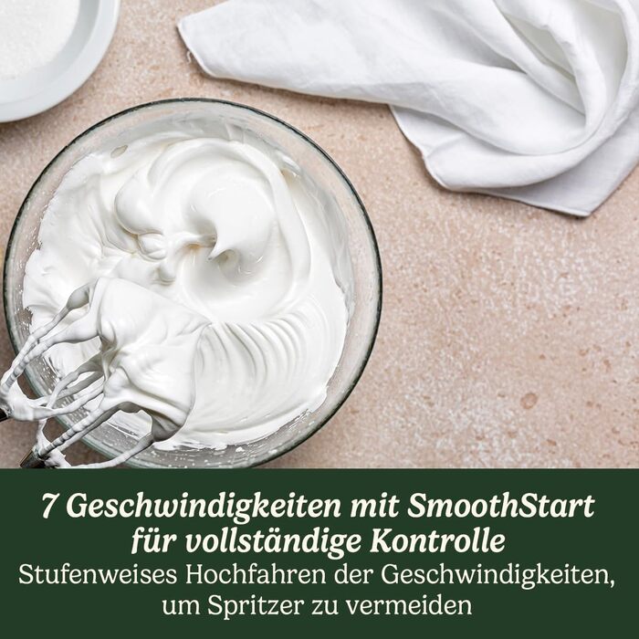 Електричний ручний міксер Cuisinart Power Advantage 7-Speed, сріблястий | 200W, з набором насадок та кейсом