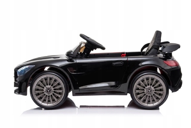 Дитячий електромобіль Mercedes AMG GTR зі шкіряним салоном, EVA