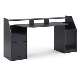 Ігровий стіл Vicco Joel, чорний, 179,8 x 65,5 см
