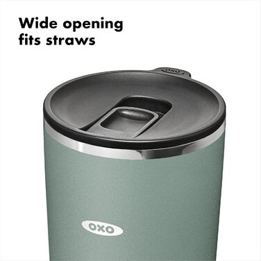 Термокружка OXO Strive з кришкою-ковзавкою, 473 мл, Jade (590 г)