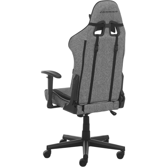 Ігровий/Офісний крісло DXRacer PRINCE 2.2 FD01 - чорно-сірий, з регулюванням висоти та функцією гойдання