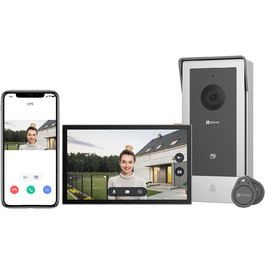 Відеодомофон EZVIZ CP5 сірий: WiFi, 7