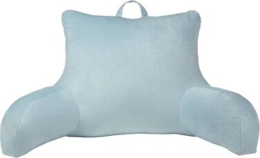 Підкладка на ліжко Klear Vu Velours з подушкою для підтримки спини, з кишенею та ручкою, Коко Браун (Сірий)