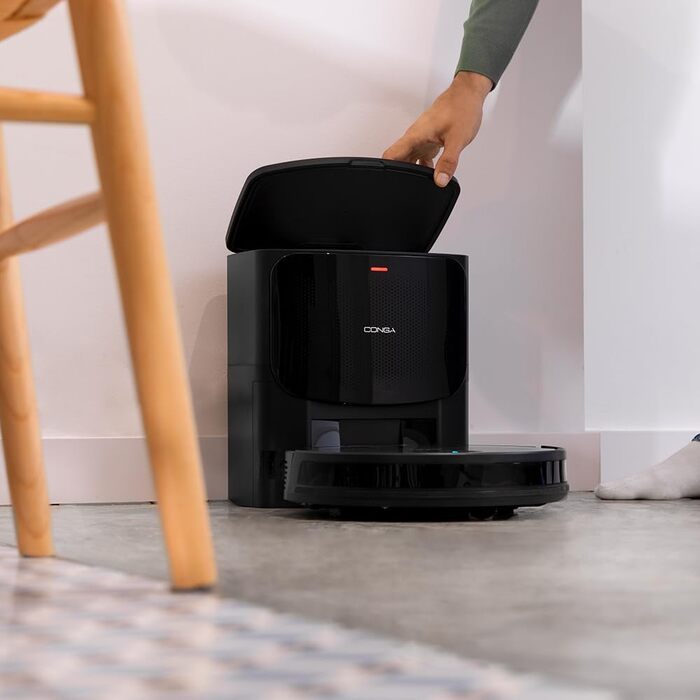 Робот-пилосос Cecotec Conga 2499 Ultra Home Advanced з базою самостійного очищення, гіроскоп, 2100Pa, Wi-Fi, моп, автоматичне розпізнавання мішка 3L