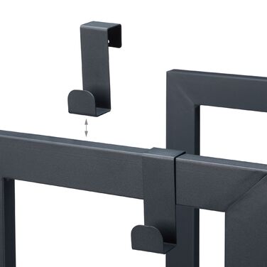 Стійка для дров Relaxdays з 2 полицями