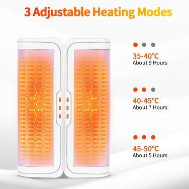 Електричні грілки для рук 2 шт. - багаторазові, USB, з 3 режимами нагріву, для дітей та жінок (рожеві)