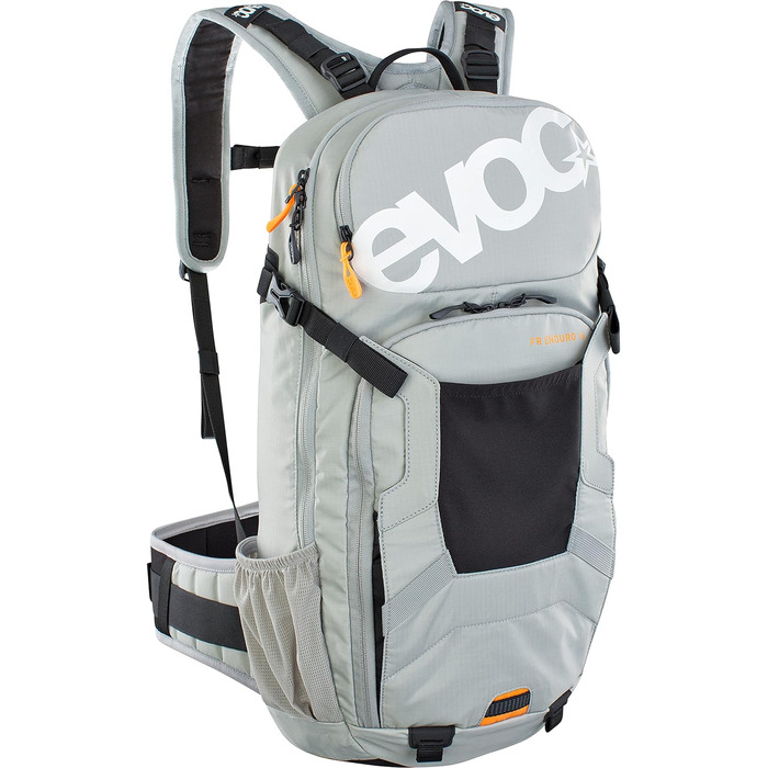 Рюкзак EVOC FR ENDURO 16 Protector Ruckack для велотуризму та трейлу (16 л, протектор для спини LITEHIELD, сертифікований TV/G, відсік для гідратації bi 3L) (M-L, кам'яно-сірий)