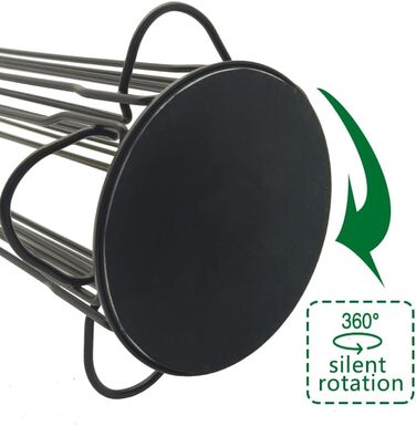 Тримач для капсул Vertuo MaxMiuly (35 шт), обертається, для зберігання капсул кави Vertuo, сумісний з Nespresso (Чорний)