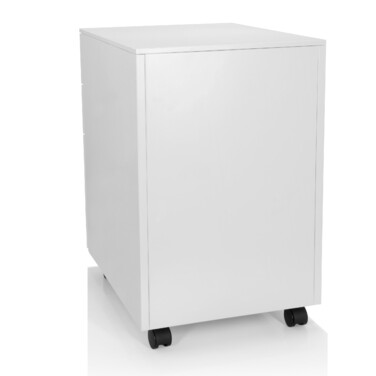 Контейнер на колесах COLOR OS I, метал, білий з кодовим замком, hjh OFFICE