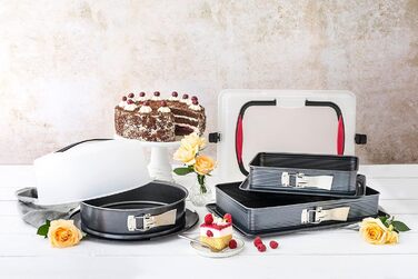 Форма для випічки Zenker Springform Deluxe Ø 28 см з кришкою, чорна металік, 1 шт.