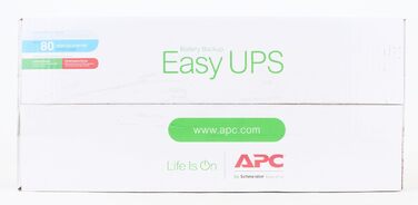 ДБЖ APC by Schneider Electric Easy UPS - BVX700LI-GR - джерело безперебійного живлення 700 ВА з виходами Schuko, запобіжник і захист від перенапруг, резервний акумулятор з стабілізатором, світлодіодні індикатори (900 ВА / 480 Вт, виходи IEC - IEC - IEC, о