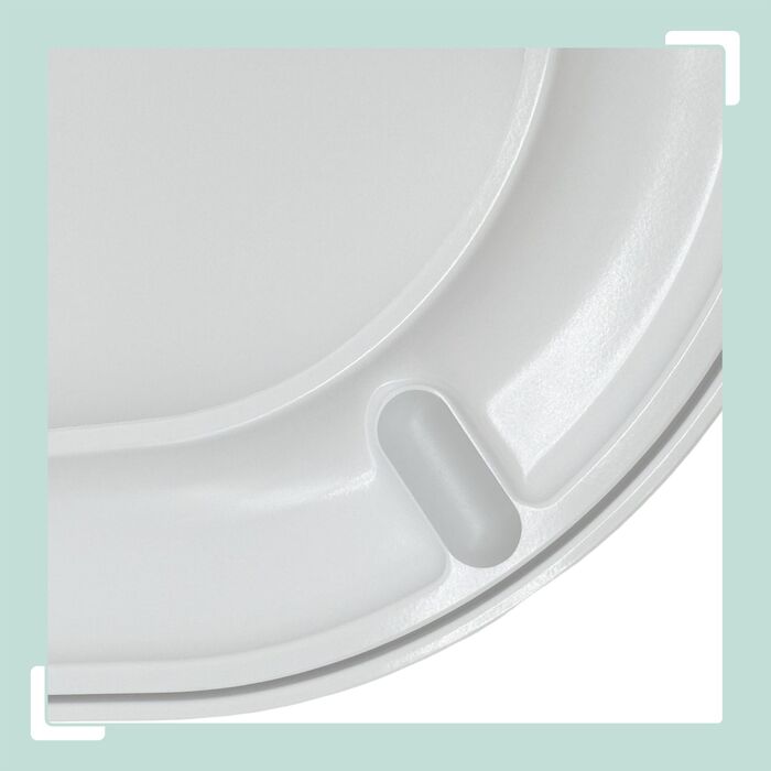 Кришка для унітазу Relaxdays з плавним закриванням