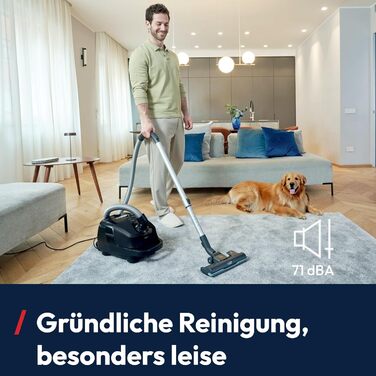 Пилсос Hoover HE2 Kompakter: для твердих поверхонь та килимів, мішок, фільтр EPA, 3.5л, аксесуари, 850W, 10м