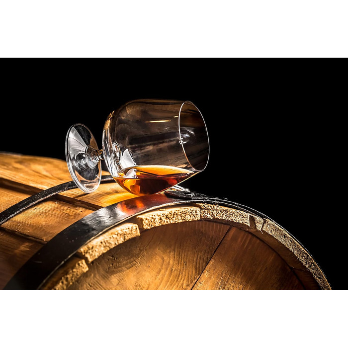 Набір келихів для коньяку Topkapi Elite 66123 Maxime Clement XL (2 шт.), 500 мл, склокристал, без свинцю, для посудомийної машини