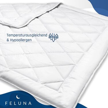 Ковдра зимова Feluna® з верблюжої вовни, 135x200 см | Зимова ковдра з верблюжим пухом