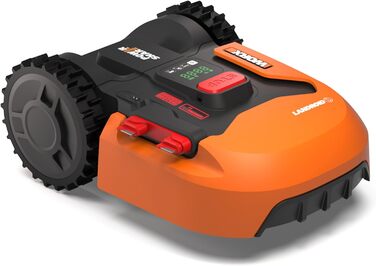 Робот-газонокосачка WORX Landroid S WR184E для газонів до 400 м² з ухилом до 35% - Wi-Fi, плаваюче лезо, керування через додаток, мультизональне програмування, AIA навігація