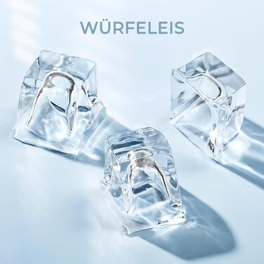 Машина для приготування льоду EUHOMY з нержавіючої сталі, 24 кубики за 13 хвилин, 24 кг/24 год, самоочисна, 3.2 л, з лопаткою та кошиком для дому/кухні/офісу/бару/RV, срібна