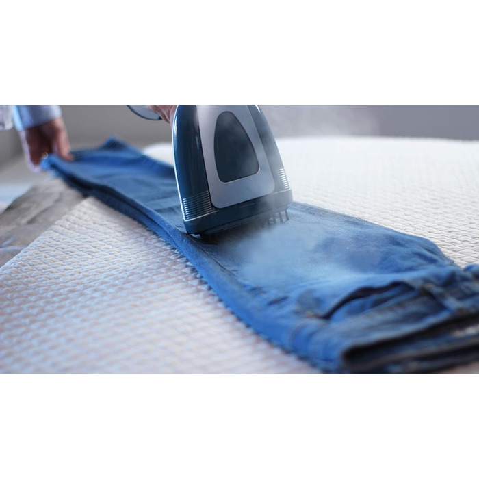 Відпарювач для одягу Morphy Richards 361000 Hand Held, нержавіюча сталь/пластик, 260 л, білий/блакитний