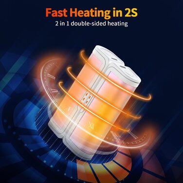 Електричні грілки для рук 2 шт. - багаторазові, USB, з 3 режимами нагріву, для дітей та жінок (рожеві)