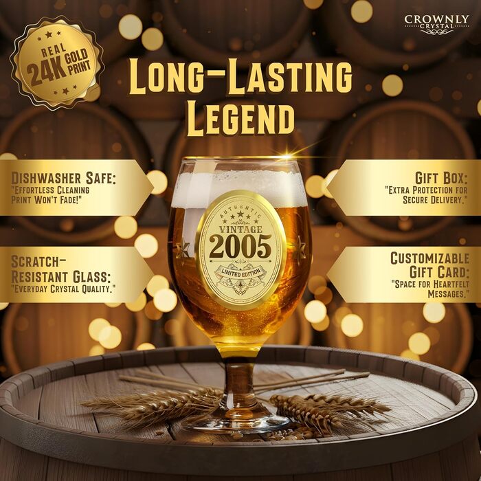 Пивний келих з гравіюванням 